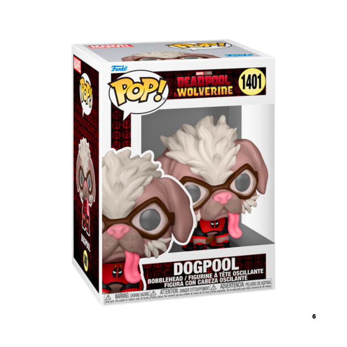 בובת פופ Dogpool מקורית – Funko Pop Marvel Deadpool & Wolverine (דגם 1401)