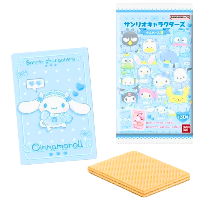 BANDAI Sanrio Characters Wafer vol.8 – חבילת הפתעה יפנית עם כרטיס אספנות!