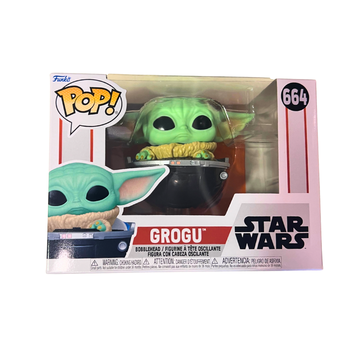 Funko Pop Grogu #664 – בייבי יודה (The Child) מסדרת Star Wars | דמות אספנות