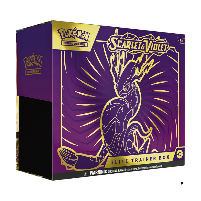קלפי פוקימון Scarlet & Violet Miraidon Elite Trainer Box – מארז מקורי עם 9 בוסטרים, פרומו ושרוולים – Pokemon TCG מקורי