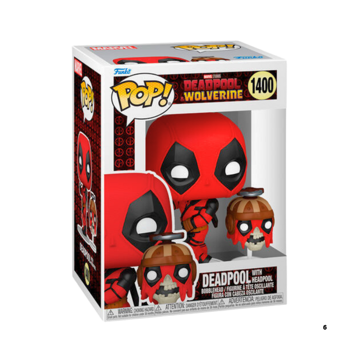 בובת פופ דדפול עם הדפול | Funko Pop! Marvel: Deadpool With Headpool #1400