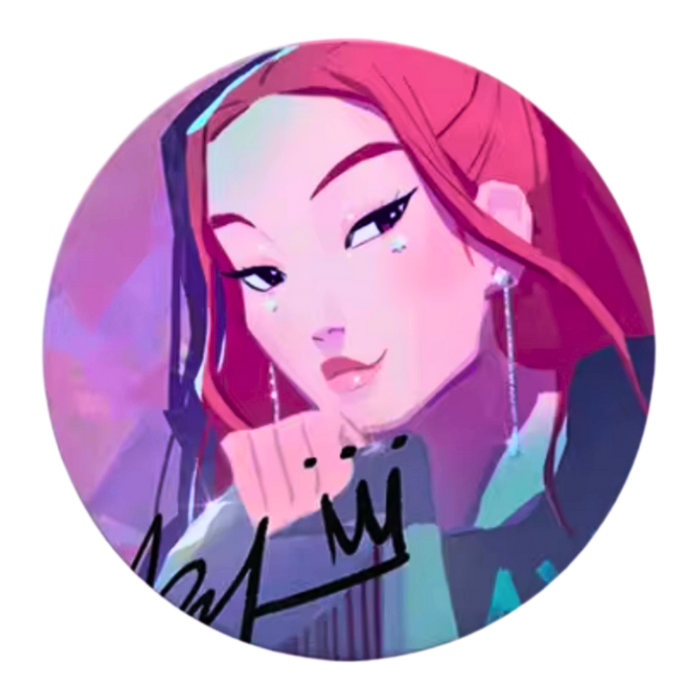 סיכה מנצנצת Mira – KPop Demon Hunters, קוטר 58 מ”מ, הזמנה מוקדמת