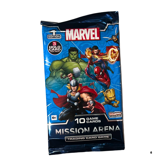 Marvel Mission Arena 01 – חבילת בוסטר קלפי מארוול מקוריים