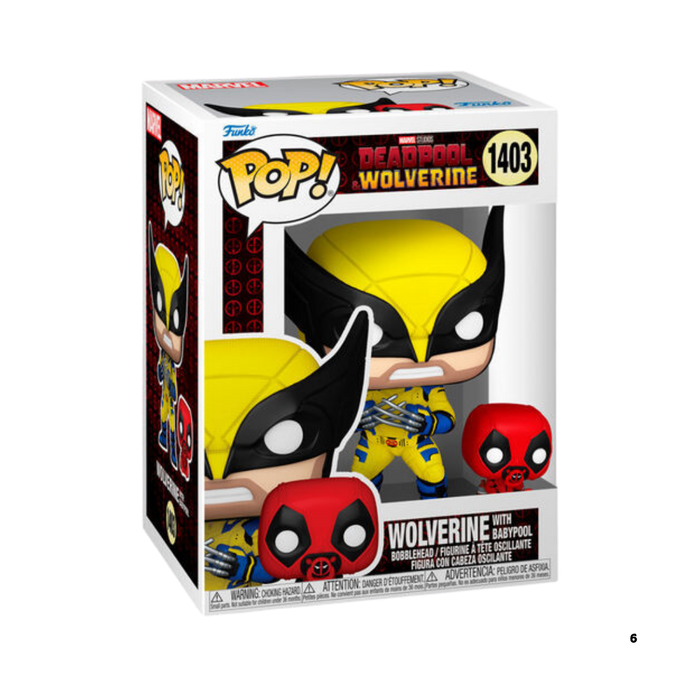 בובת פופ וולברין עם בייביפול | Funko Pop! & Buddy: Wolverine With Babypool #1403