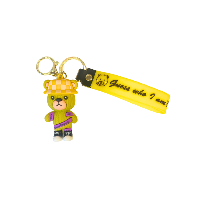 מחזיק מפתחות דובי זהוב חמוד | Golden Bear Keychain
