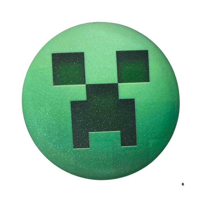 סיכת קריפר מיינקראפט – 58 מ”מ | Minecraft Creeper Pin