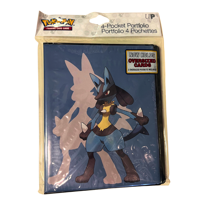 š· ×§×הר פ××§×××× ā Lucario 4-Pocket Portfolio (×××× ××§×× ××§×פ×× ×××××××!)