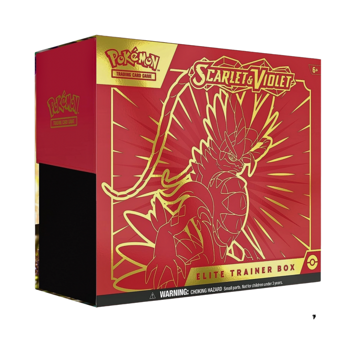קלפי פוקימון מקוריים – Pokemon TCG Scarlet & Violet Elite Trainer Box Koraidon | מארז אספנים נדיר עם קלף פרומו ו-9 בוסטרים