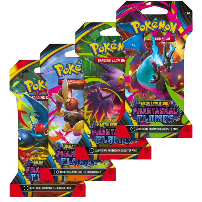 🧧 Phantasmal Flames – Sleeved Booster Pack (חבילה מוסלבת אחת)
⚡ הזמנה מוקדמת – משלוח צפוי: נובמבר–דצמבר ⚡