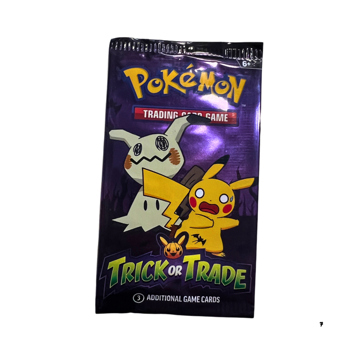 2023 Pokémon Halloween “Trick or Trade” – חבילת 3 קלפי פרומו מקוריים