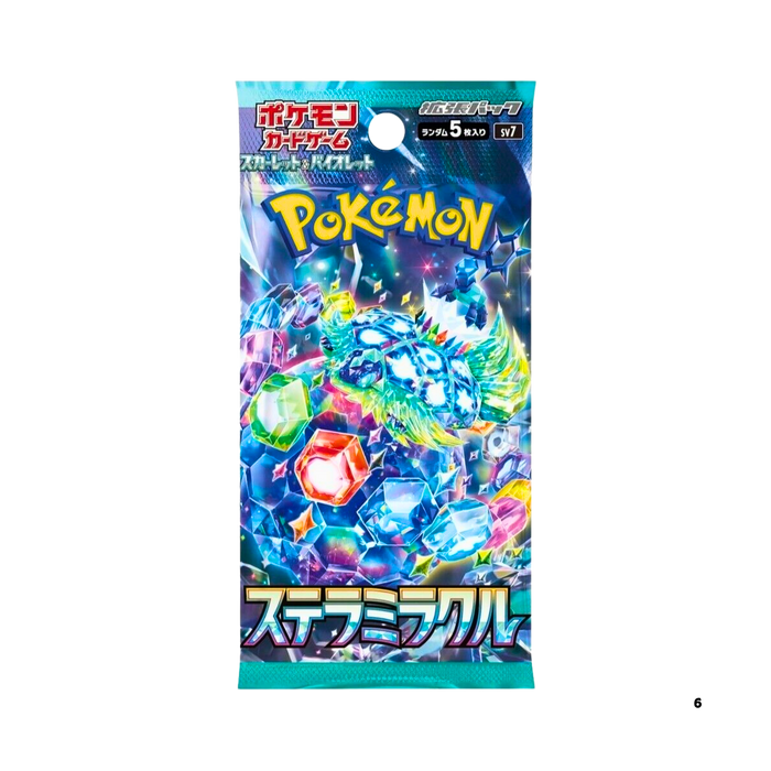 חבילת בוסטר קלפי פוקימון קוראנים– Stella Miracle SV7 (2024) | Booster Pack מקורי מקוריאה | הסט שכובש את קוריאה – עכשיו אצלכם באוסף!