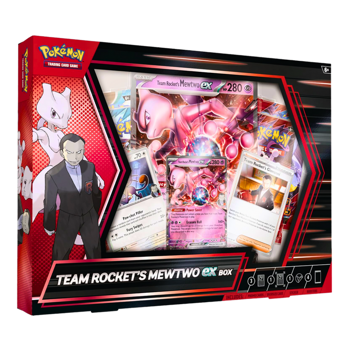 Team Rocket’s Mewtwo ex Box – תיבת קרבות בלעדית!
הקופסא הגיעה פגומה |מוצר בלעדי לאתר | מחיר: 239 ש”ח | יחידה אחת בלבד במלאי!
