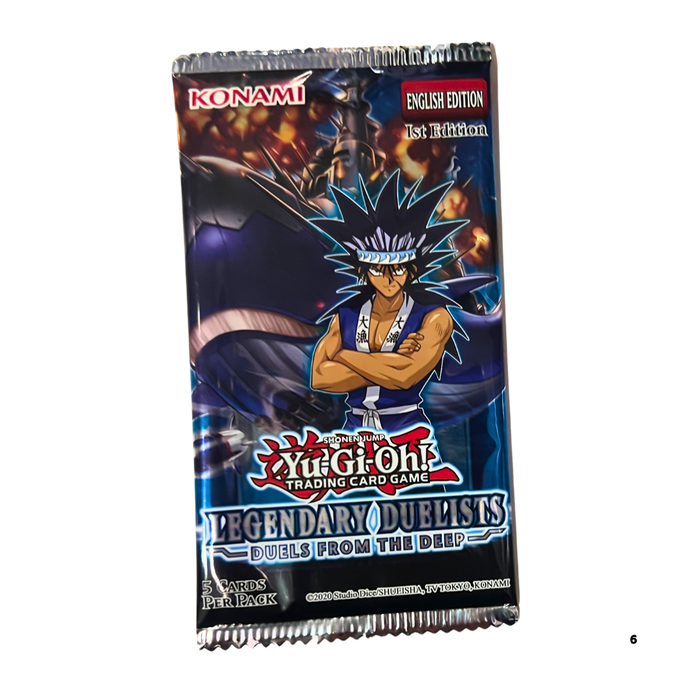 Yu-Gi-Oh! Legendary Duelists: Duels From the Deep – בוסטר עם 5 קלפים