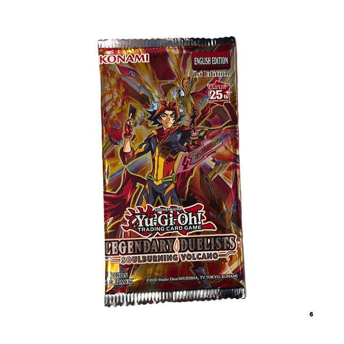 Yu-Gi-Oh! Soulburning Volcano – חבילת בוסטר מהדורה מיוחדת | Legendary Duelists TCG Pack