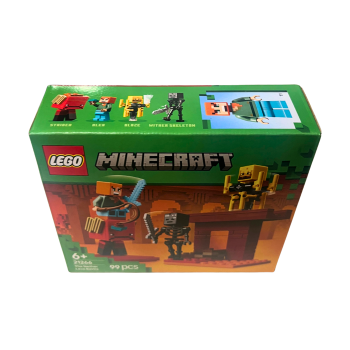 LEGO Minecraft – קרב לבה בנתר (21266) | לגו מיינקראפט 99 חלקים