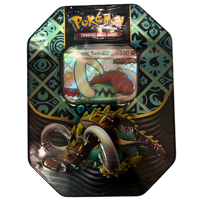 ๐ก๏ธ Pokรฉmon TCG: Paldean Fates Tin โ Shiny Great Tusk ex
ืืืื ืืงืืื ืืชืขืืจืจ โ ืขืืฉืื ืืืจืกื ืื ืฆื ืฆืช!