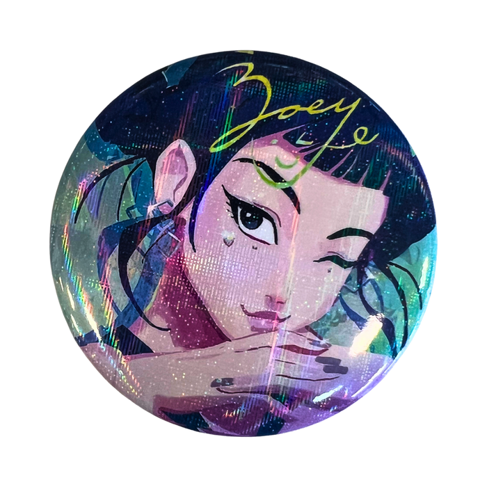 סיכה מנצנצת Zoey – KPop Demon Hunters, קוטר 58 מ”מ