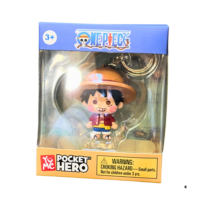 מחזיק מפתחות לופי – One Piece Pocket Hero 3D Figure Keychain