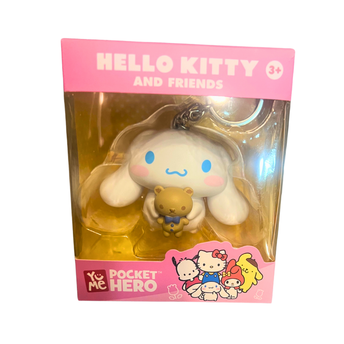 🩵 מחזיק מפתחות סינמנרול – Pocket Hero | Hello Kitty and Friends