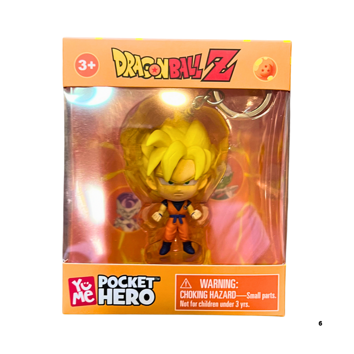 מחזיק מפתחות גוקו סופר סאייה 2 – Dragon Ball Z Pocket Hero 3D Keychain