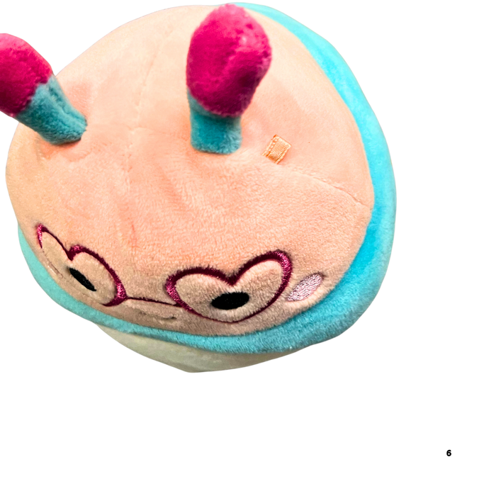 בובת סקוישמלואו גריפית’ הזחל – Griffith the Caterpillar 13 ס”מ | בובת פרווה צבעונית לילדים