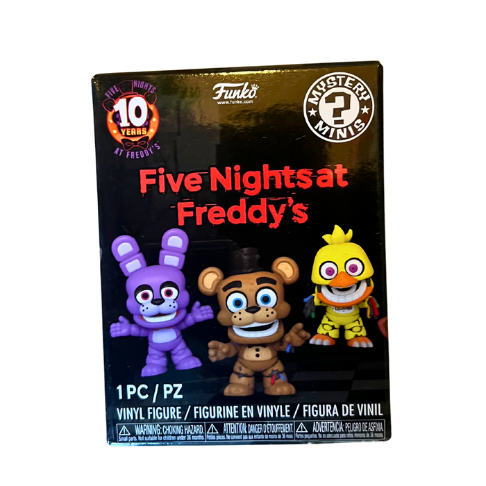 Five Nights at Freddy’s Mystery Minis | דמויות ויניל מיסתוריות – מהדורת 10 שנים של פאנקו!