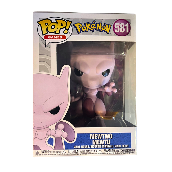 Funko Pop Mewtwo #581 – פוקימון מיוטו | דמות אספנות Pokémon
