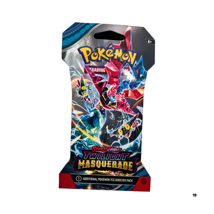 Pokémon TCG: Twilight Masquerade – חבילת בוסטר Scarlet & Violet