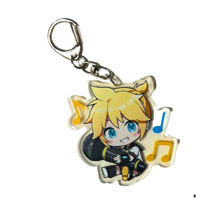 מחזיק מפתחות אקרילי קגאמי לן – Kagamine Len