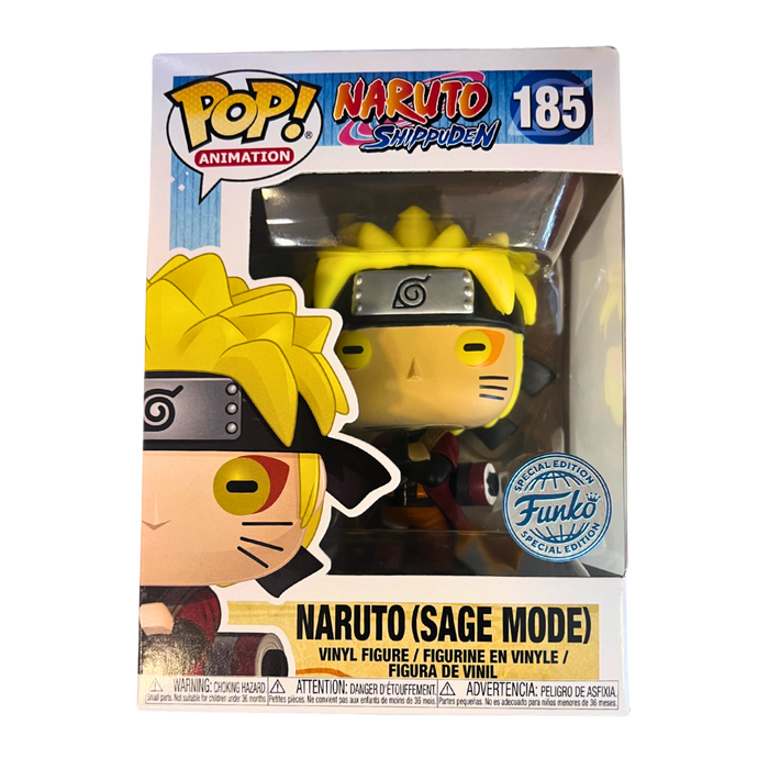 Funko Pop Naruto Sage Mode #185 – נארוטו שיפודן מהדורה מיוחדת | Special Edition