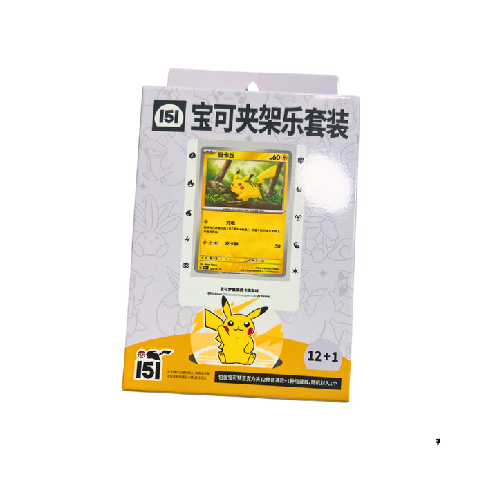 סט קליפ מחזיק + קלפים – Pokémon 151 “Collect 151 Journey” | גרסה סינית פשוטה | במלאי עכשיו