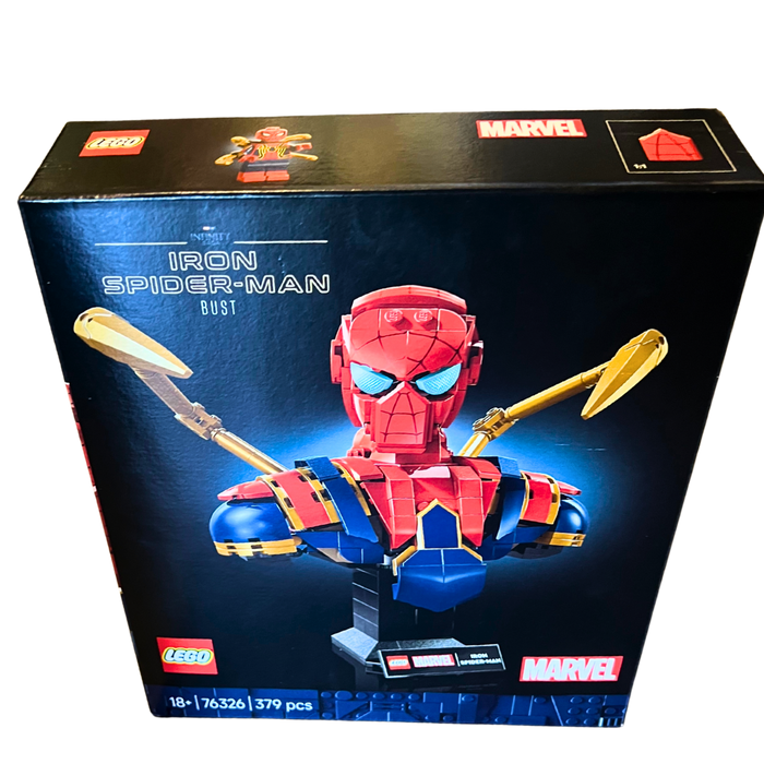 LEGO Marvel חזה איירון ספיידרמן (76326) – דגם בנייה למבוגרים עם זרועות מכניות