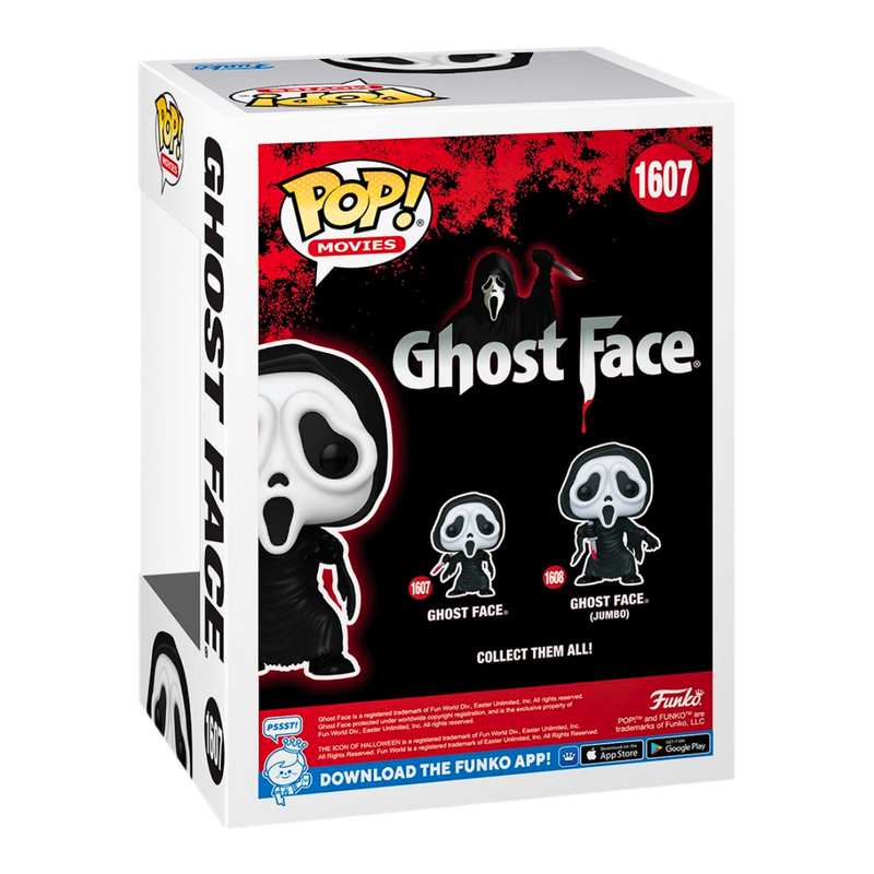 פסלוני אספנות - בובת פופ גוסט פייס – Funko Pop! Movies #1607 | Ghost Face Vinyl Figure | Scream פאנקו פופ https://anime-market.co.il