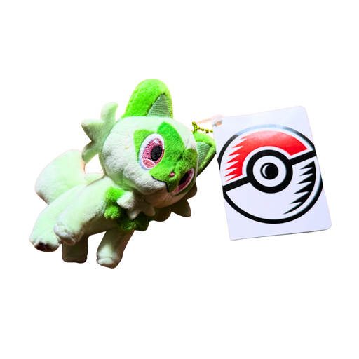 בובת פרווה - בובת קטיפה מחזיק מפתחות – ספריגטיטו (Sprigatito) | Pokémon Center אנימה מרקט https://anime-market.co.il