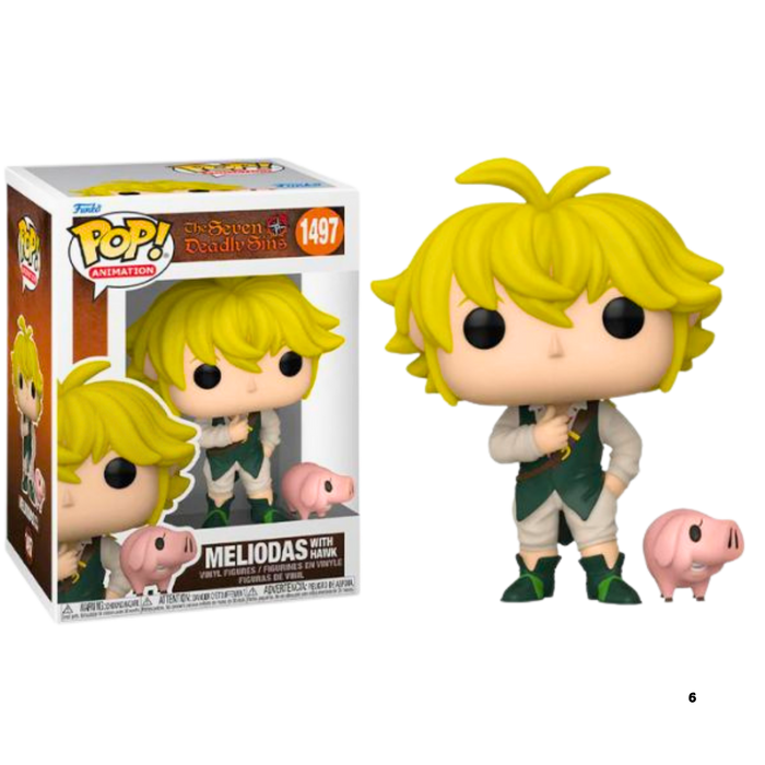 בובת פופ! מליאודס והוק – The Seven Deadly Sins | Funko Pop! #1497