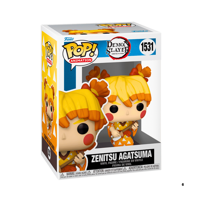 בובת פופ זניטסו עם קימונו צהוב – Demon Slayer | Funko Pop מקורי לאספנים