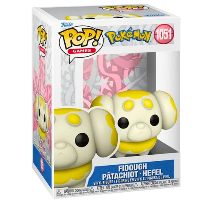 ⭐ פוקימון – פידו (Fidough) | בובת פופ! ויניל מקורית | Funko POP! Games: Pokémon #1051