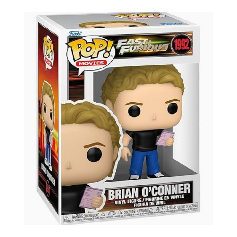 Funko Pop! Brian O’Conner #1992 | מהיר ועצבני Fast & Furious | בובת אספנות מקורית