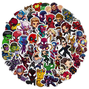 מדבקות - מארוול - מארז מדבקות אנימה מרקט https://anime-market.co.il
