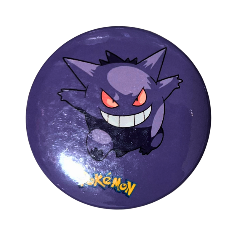 👻 סיכת גאנגר מפוקימון – Gengar Pokémon Badge בגודל 58 מ”מ מבית אנימה מרקט רק ב - https://anime-market.co.il