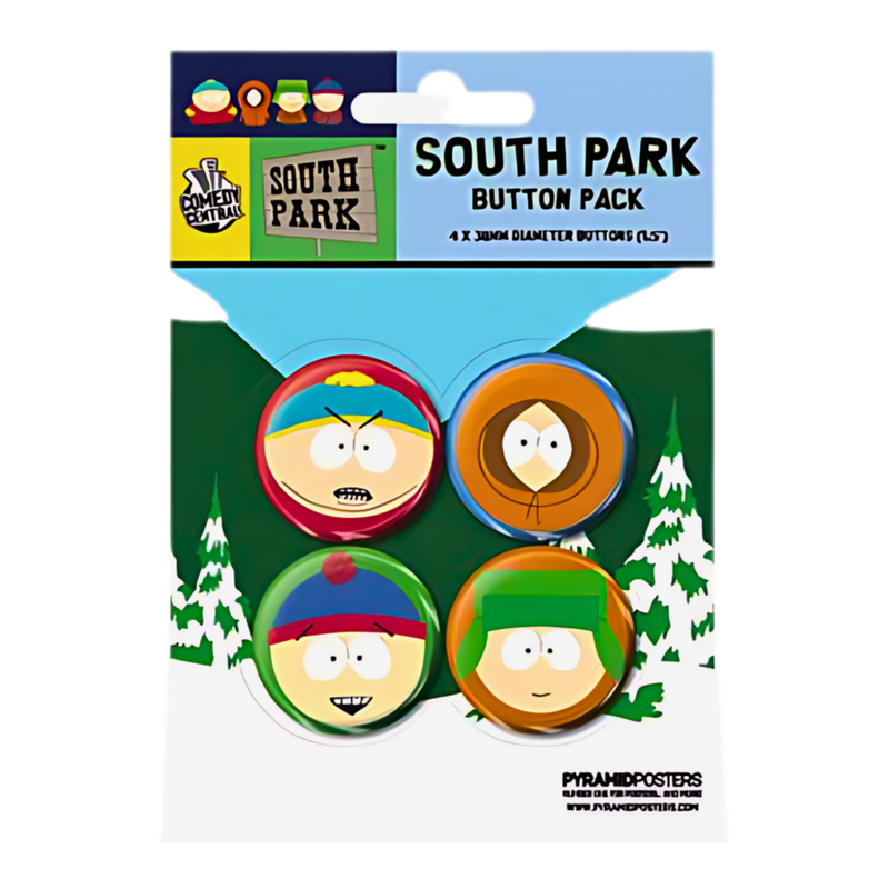 מארז סיכות מקוריות סאות' פארק (South Park) מבית אנימה מרקט רק ב - https://anime-market.co.il