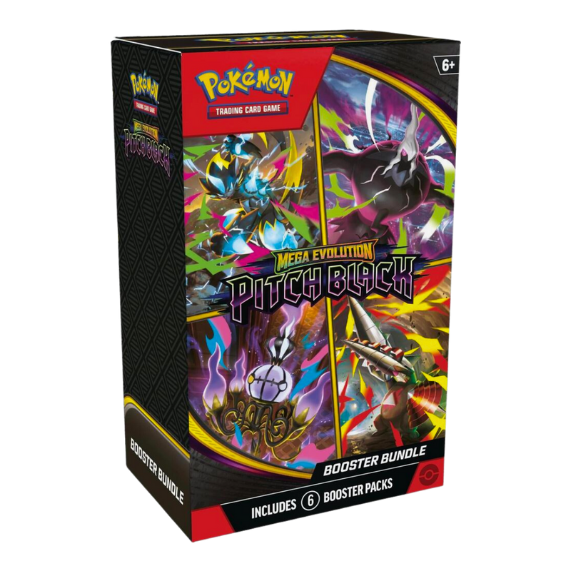 Pokémon TCG Mega Evolution – Pitch Black Booster Bundle | 6 חבילות