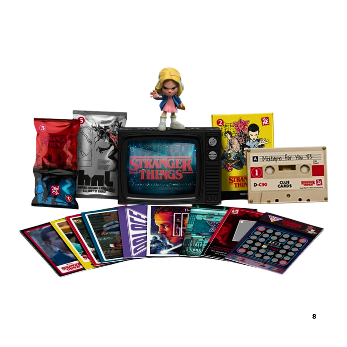 קפסולת הפתעה דמות אספנות Stranger Things YuMe | דגם טלוויזיה רטרו 6.5 ס”מ