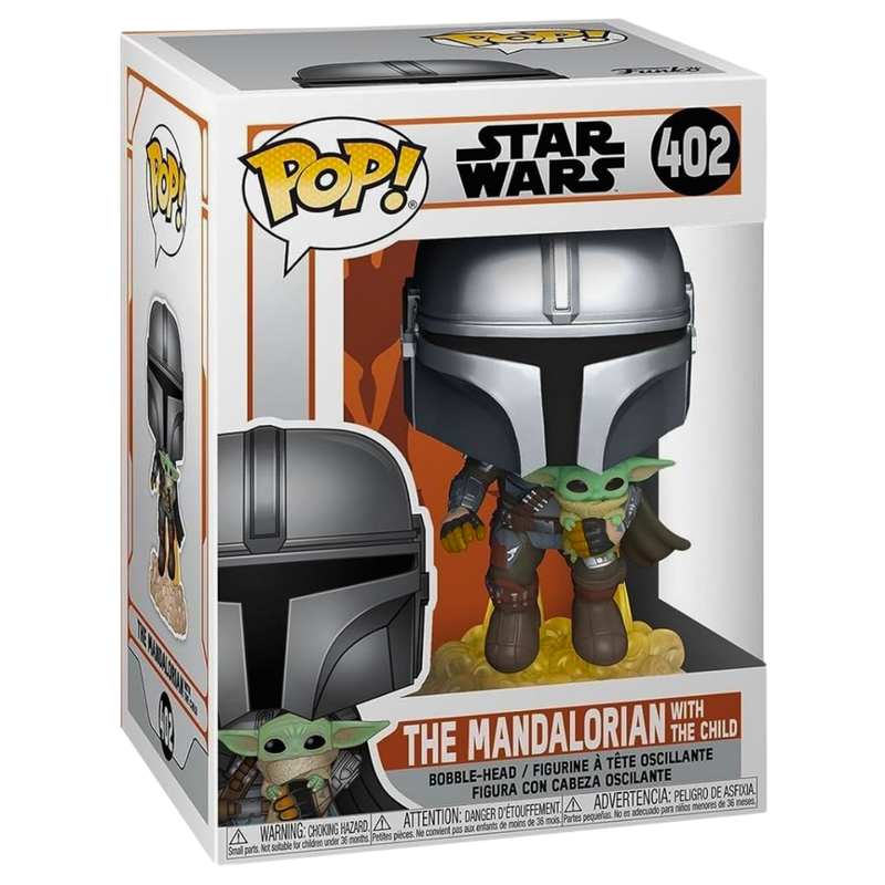 Funko Pop The Mandalorian with Grogu #402 – Star Wars | דמות ויניל אספנות
