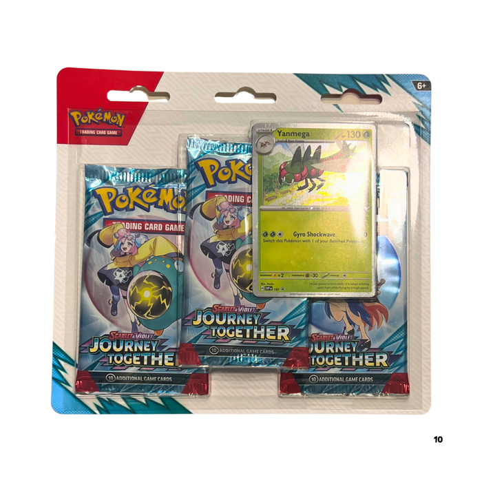 Pokémon TCG: Scarlet & Violet – Journey Together | 3-Pack Blister (מהדורה אנגלית)