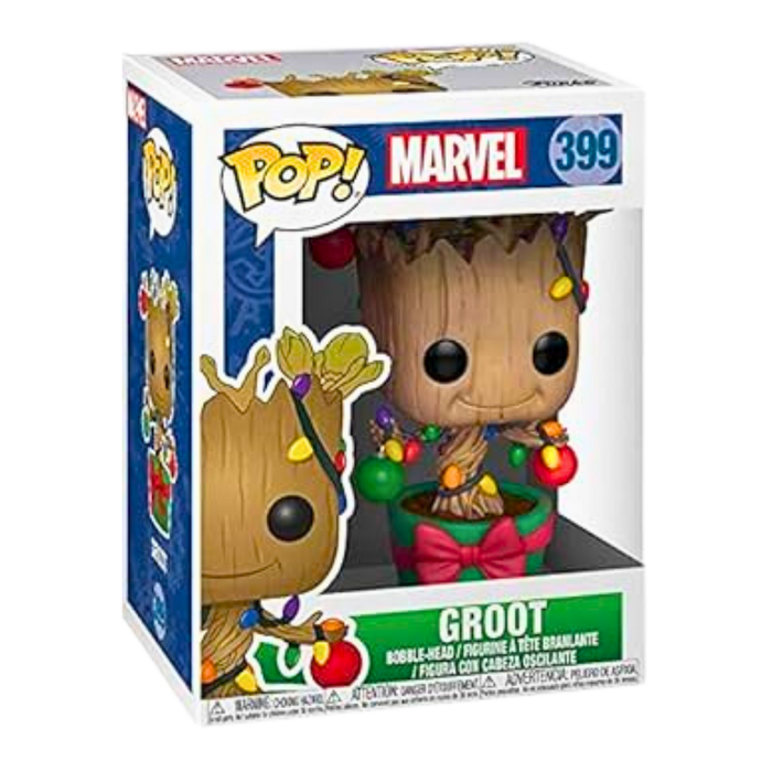 בובת Funko Pop Groot #399 – גרוט חג מולד מרוול | פריט אספנות מקורי ונדיר