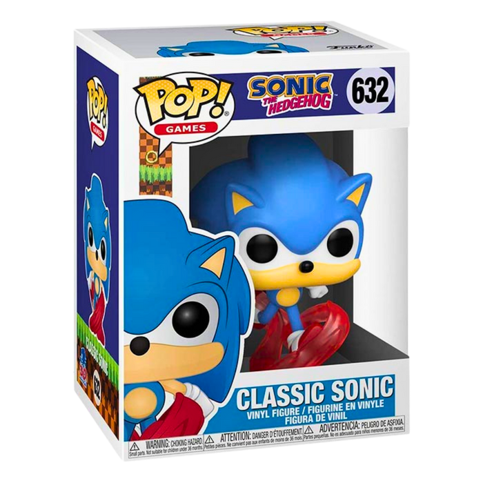 בובת פופ סוניק הקלאסי – Funko Pop Sonic #632