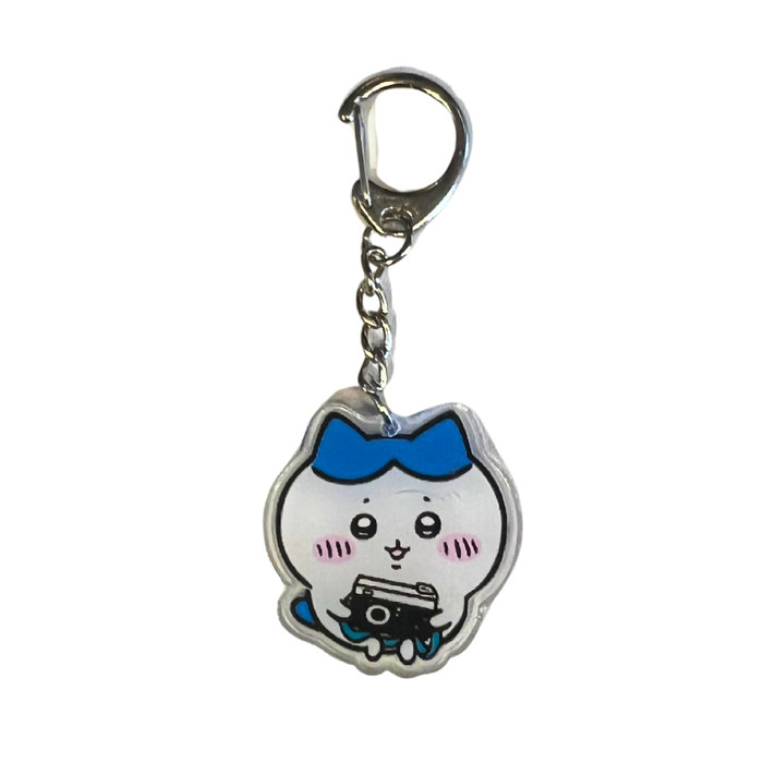 🔑 מחזיק מפתחות האצ’יווארה (Hachiware) – צ’יקאווה Chiikawa Keychain