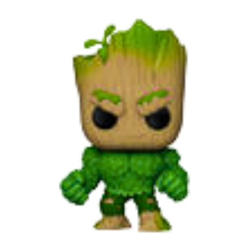 🟢 Funko POP! Marvel – Groot כ־Hulk | סדרת “We Are Groot” | דמות אספנות Bobble-Head מבית אנימה מרקט רק ב - https://anime-market.co.il