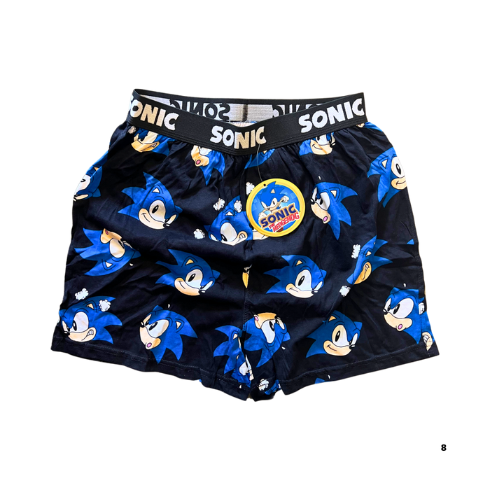 🌀 בוקסר גברים מודפס – SONIC הקיפוד (מידות S / M)